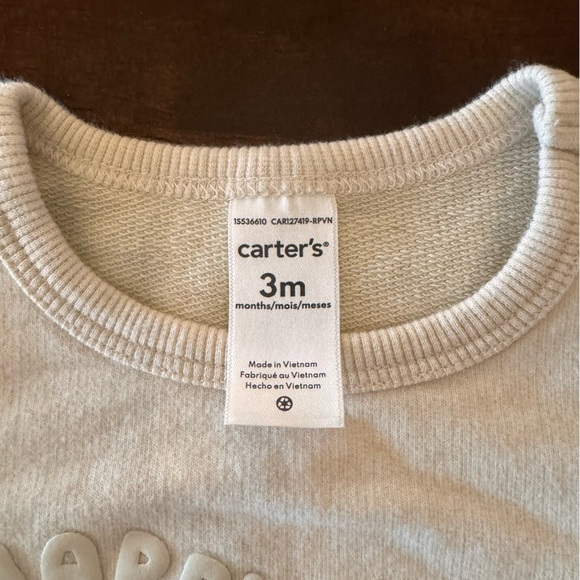 Carter's Cream Baby Matching Set - Picture 2 of 5